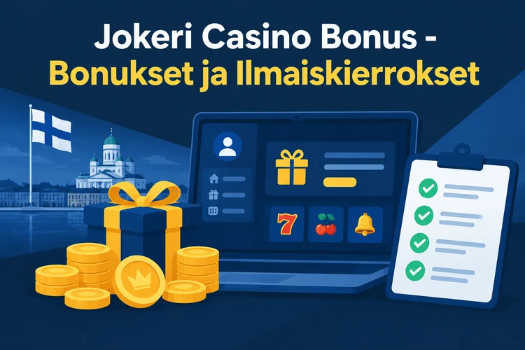Jokeri Casino Bonus - Bonukset, Bonuskoodi ja Ilmaiskierrokset