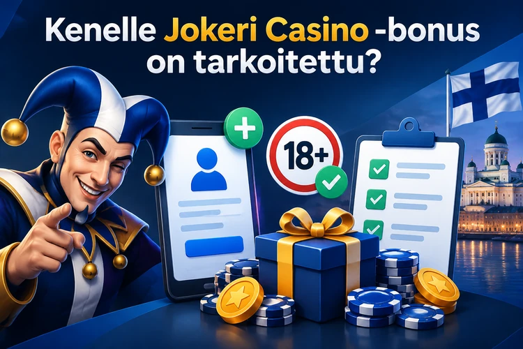 Kenelle Jokeri Casino -bonus on tarkoitettu?