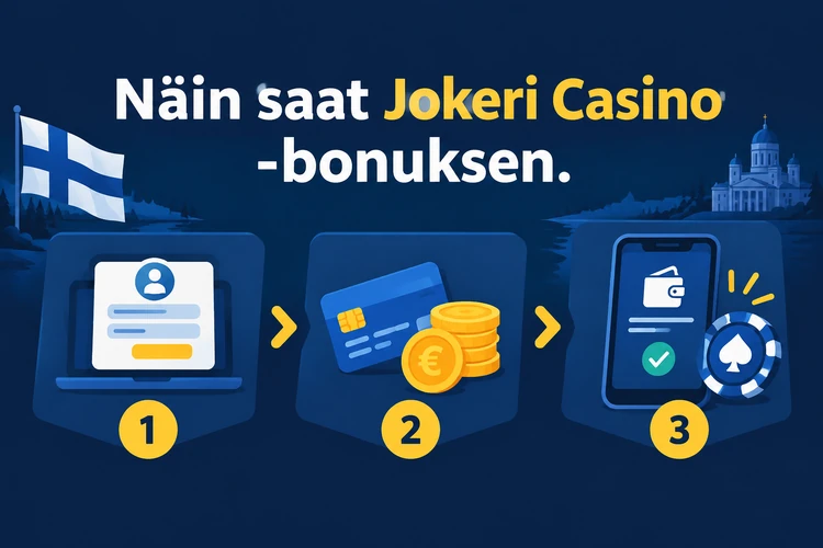 Näin saat Jokeri Casino -bonuksen