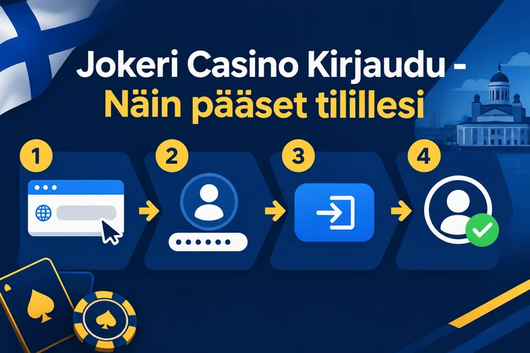 Jokeri Casino Kirjaudu - Näin pääset tilillesi
